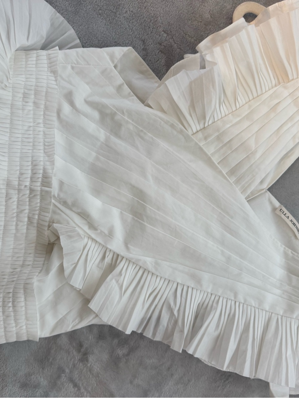 Ulla Johnson Aurore White Tiered Ruffle Cotton Maxi Dress Size 2 - Picture 5 of 13